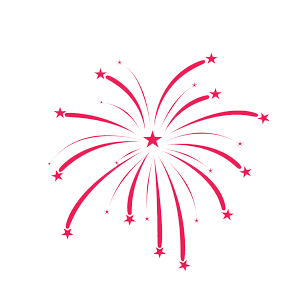 red firework