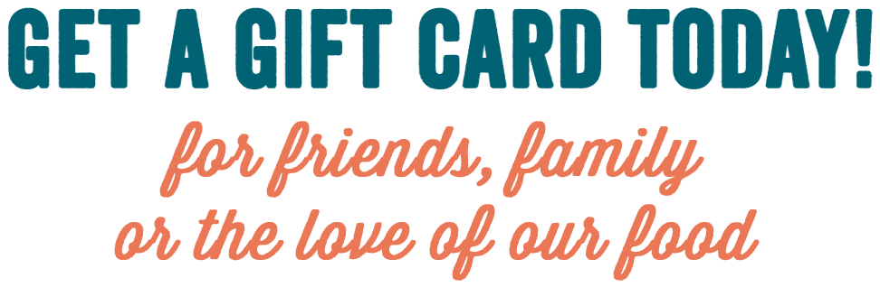 Slider Text - Get a Gift Card Today