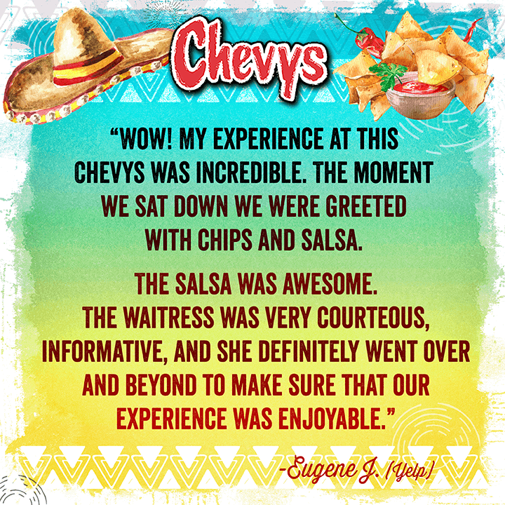 Chevys Fresh Mex® Maryland Testimonial